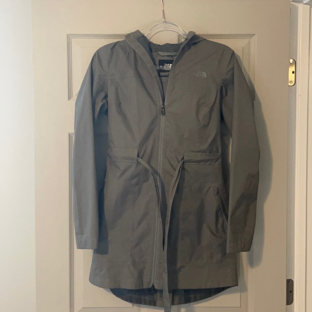 North Face rain coat